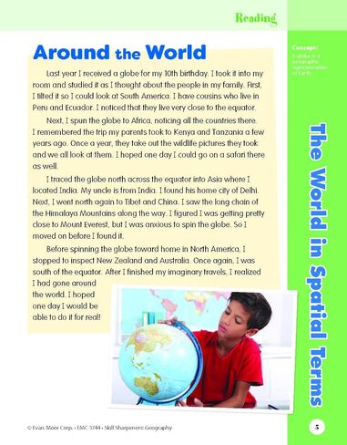 Book Skill SHARPENERS Geography GR 4 in Saudi Arabia
