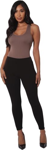 ShoSho Womens Winter High Waist Fleece Lined Leggings Warm Cozy Tights Yoga Pants in Kuwait