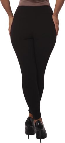 ShoSho Womens Winter High Waist Fleece Lined Leggings Warm Cozy Tights Yoga Pants in Kuwait