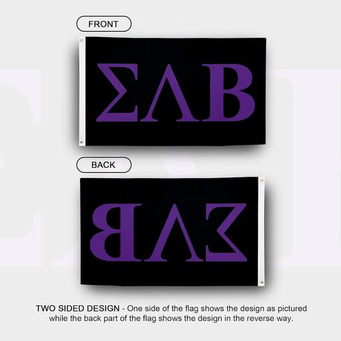 Desert Cactus Sigma Lambda Beta Flag Greek Letter Fraternity Banner Large 3x5 feet Flags Sign Decor SLB in Saudi Arabia