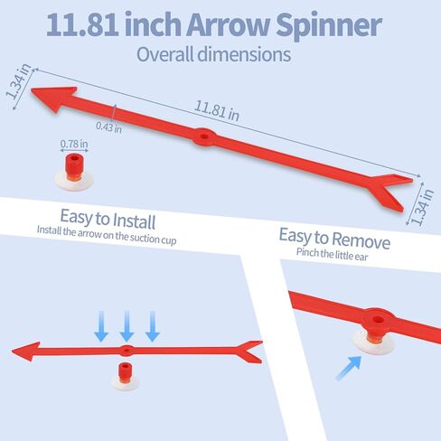 الدوار السهم الكبير ، مؤشر اتجاه الدوران الأحمر مع قاعدة كوب الشفط (1) in Kuwait