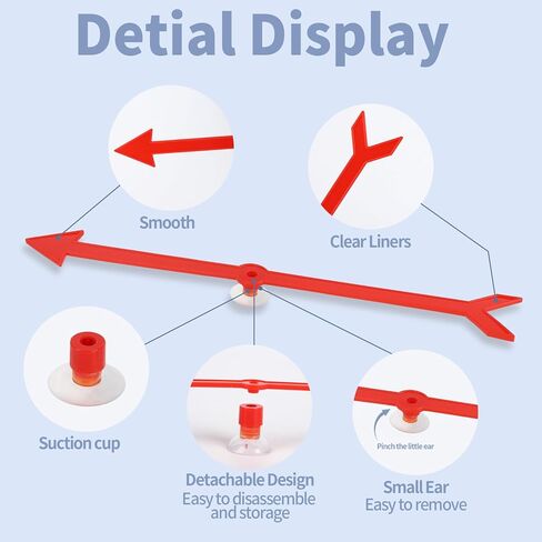 الدوار السهم الكبير ، مؤشر اتجاه الدوران الأحمر مع قاعدة كوب الشفط (1) in Kuwait