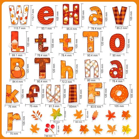 Howaf Fall Classroom Decorations لدينا لاتيه لنكون ممتنين لمجلة Bulletin Poard لمدرسة Autumn Chalkboard ، فالكب كيك أوراق القيقب in Saudi Arabia