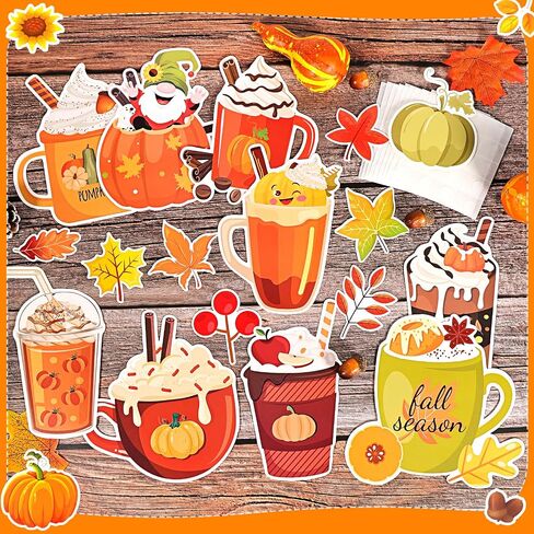 Howaf Fall Classroom Decorations لدينا لاتيه لنكون ممتنين لمجلة Bulletin Poard لمدرسة Autumn Chalkboard ، فالكب كيك أوراق القيقب in Saudi Arabia