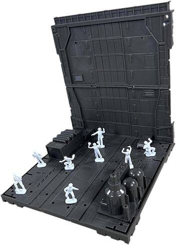 Garage Battle Base Action Action Action Display Display Universal Fit Accessore Figures Stand Backdrop لأرقام النموذج ، النمط E. in Saudi Arabia