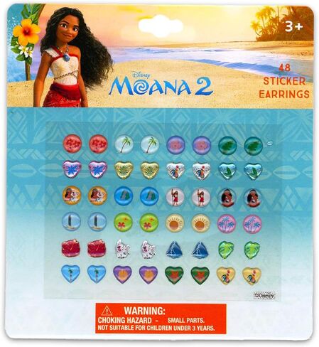مجموعة مجوهرات ديزني موانا للفتيات ملحقات باقة مع قلادة ، أقراط ملصقات ، سوار ، المزيد | قلادة موانا وسوار in Kuwait