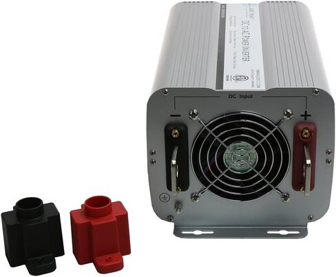 AIMS Power 2000 وات محول طاقة جيبي معدل 12 فولت تيار مستمر إلى 120 فولت تيار متردد ETL معتمد إلى UL 458 مع منافذ GFCI وكتلة طرفية للتيار المتردد in Kuwait