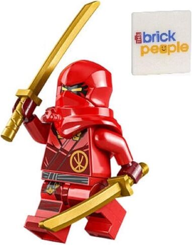 Lego Ninjago Dragons Rising: Kai Minfigure مع Swords Dual Swords in Saudi Arabia