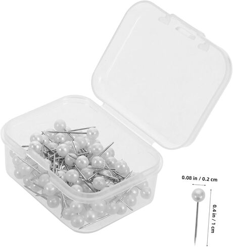 Artibetter 500pcs رأس اللؤلؤ دبابيس مستقيمة إبر خياطة المعاد in Saudi Arabia