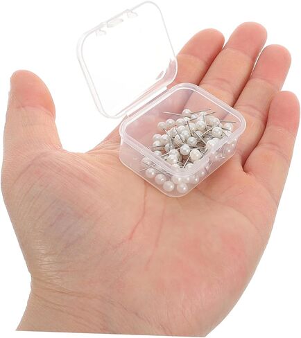 Artibetter 500pcs رأس اللؤلؤ دبابيس مستقيمة إبر خياطة المعاد in Saudi Arabia