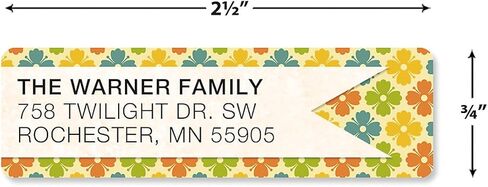 Cute Kittens Rolled Personalized Return Address Mailing Labels with Dispenser, Set of 250, 5 Designs, Small ¾ x 2½ Inch Size, Custom Self-Adhesive Sticker Roll, by Colorful Images in Saudi Arabia