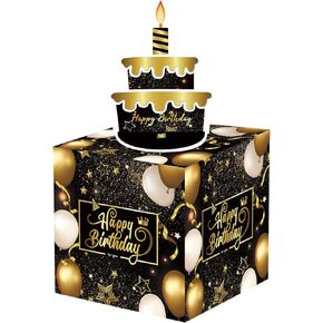 صندوق أموال عيد ميلاد للهدية النقدية ، مربع هدايا أموال مفاجأة مع بطاقة سحب وحقيبة 50pcs للآباء والأمهات والأطفال والأصدقاء ، طريقة إبداعية لإعطاء النقود كأفكار هدايا (ح) in Kuwait