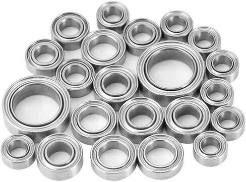 Compatible with Traxxas for TRX4M 1/18 RC Car Upgrade Modification Replacement Parts Accessories 22PCS Steel Bearing Kit RC Car Accessories in Saudi Arabia