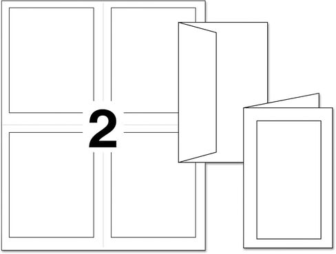 Avery 8317 Embossed Note Cards, Inkjet, 4 1/4 x 5 1/2, Matte Ivory, 60/Pk w/Envelopes in Kuwait