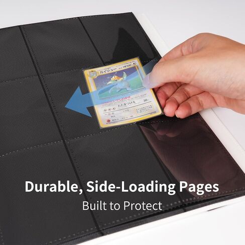 540 Cards Trading Card Binder - 9 ألبوم بطاقة جيب مع 30 صفحة ، كتاب حامل بطاقة التحميل الجانبي يناسب Pokémon و MTG و TCG و Yugioh و Sports وبطاقات الحجم القياسي in Saudi Arabia