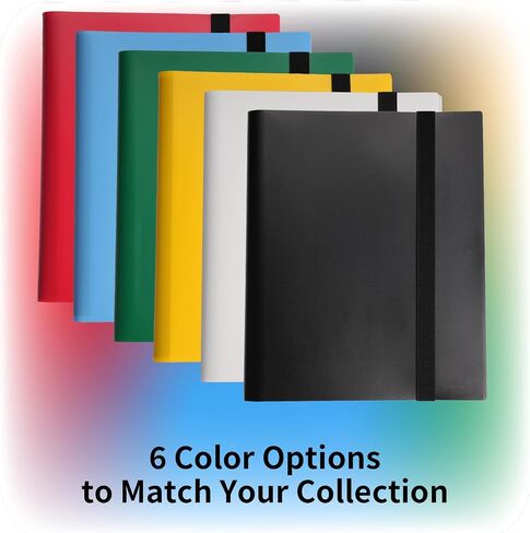 540 Cards Trading Card Binder - 9 ألبوم بطاقة جيب مع 30 صفحة ، كتاب حامل بطاقة التحميل الجانبي يناسب Pokémon و MTG و TCG و Yugioh و Sports وبطاقات الحجم القياسي in Saudi Arabia