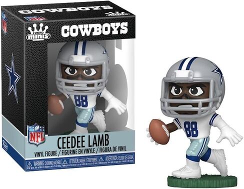 Funko Minis NFL Dallas Cowboys CeeDee Lamb #88 Vinyl Figure, 3 Inches, Multicolor in Saudi Arabia