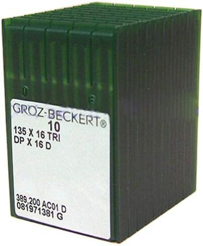 100 Groz-Beckert 135x16tri DPX16D قدم المشي آلات الجهاز جلد الخياطة (الحجم 22 (قياس 140)) in Saudi Arabia