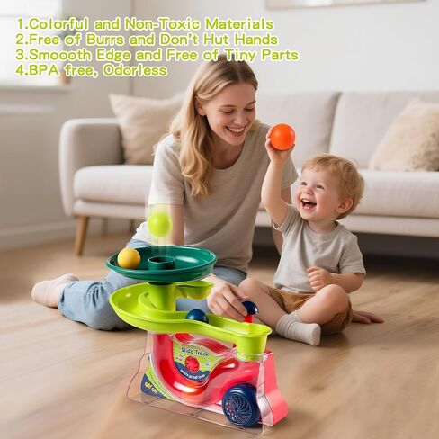 لعبة Bargle Ball Popper للأطفال من 9 أشهر - 5 كرات مع ظهور الموسيقى والموسيقى الممتعة ، والسبب والتأثير لعبة إسقاط الكرة ، وهدية عيد ميلاد مثالية للاستحمام الطفل ، ومسرحي في السفر الداخلي in Saudi Arabia