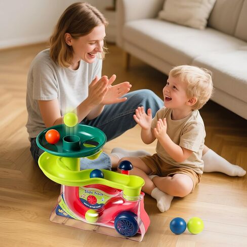 لعبة Bargle Ball Popper للأطفال من 9 أشهر - 5 كرات مع ظهور الموسيقى والموسيقى الممتعة ، والسبب والتأثير لعبة إسقاط الكرة ، وهدية عيد ميلاد مثالية للاستحمام الطفل ، ومسرحي في السفر الداخلي in Saudi Arabia