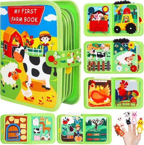 كتاب مزدحم للأطفال الصغار Montessori Toys- لوحة مشغولة لمدة 1-3 سنوات هدايا فتي in Saudi Arabia