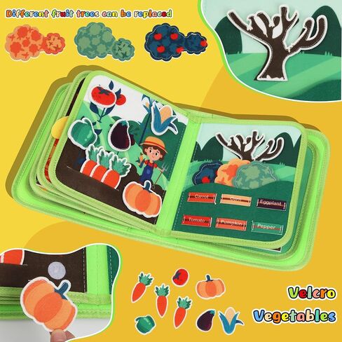 كتاب مزدحم للأطفال الصغار Montessori Toys- لوحة مشغولة لمدة 1-3 سنوات هدايا فتي in Saudi Arabia