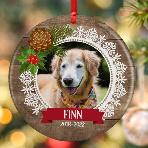 Lara Laser Works Pet Memorial Gifts ، زخرفة صور كلب شخصية ، مخصصة مع الاسم والتاريخ - إلى الأبد في قلوبنا 5 تصاميم الذاكرة المحبة ، هدايا التعاطف المتذك in Kuwait