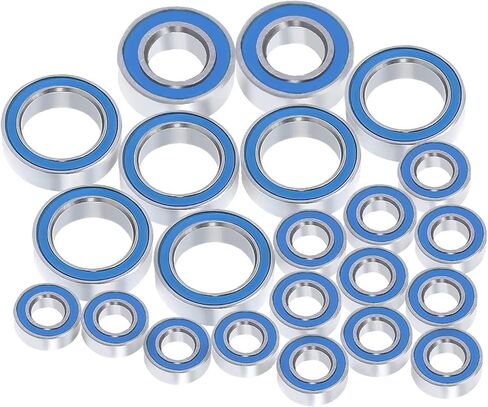 RC Repair Parts Compatible with Axial for SCX10 90027 22Pcs Wheel Hub Axle Sealed Bearing Kit 1/10 RC Crawler Car Truck for Model Upgrade Parts in Saudi Arabia