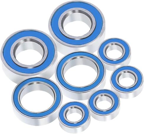 RC Repair Parts Compatible with Axial for SCX10 90027 22Pcs Wheel Hub Axle Sealed Bearing Kit 1/10 RC Crawler Car Truck for Model Upgrade Parts in Saudi Arabia