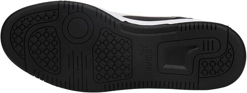 PUMA Men's Rebound Layup Sneaker, Dark Myrtle Black White, 8.5 in Saudi Arabia