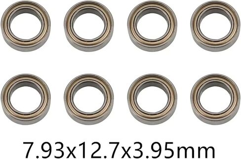 RC Praff Part متوافق مع HBX لـ HAIBOXING 901 901A 903 903A 905 905A 1/12 RC CAR UPGRADE PRASTION PARCESIONS 8PCS محمل (635953) in Saudi Arabia