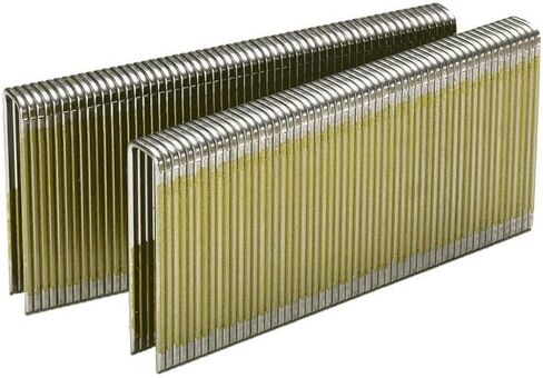 Senco N17BAB 1-1/2" Galvanized 16-Gauge 7/16" Medium Crown Staples - 10000 per Package in Saudi Arabia