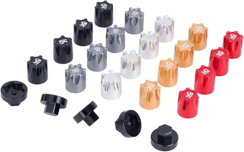 4PCS Aluminum RC Car Wheel Rim Center Cap Adapter M4 Nut for 1/10 RC Crawler TRX4 Axial SCX10 90046 D90 TF2 CC01 Capra VS4-10 Redcat Gen7 Upgrade (Silver) in Saudi Arabia