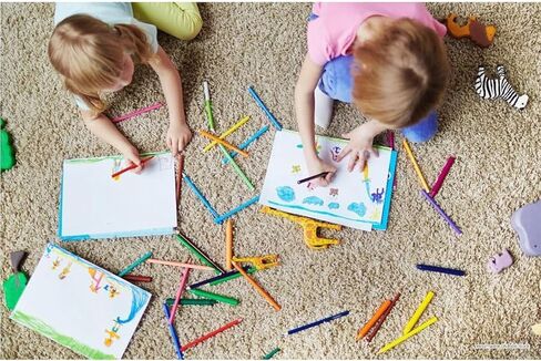 Bluey Coloring and Activity Book Set - Cartoon Coloring Pages, Activity Sheets, Game, Puzzles, More | Bluey Coloring Book for Boys, Girls, Kids in Saudi Arabia