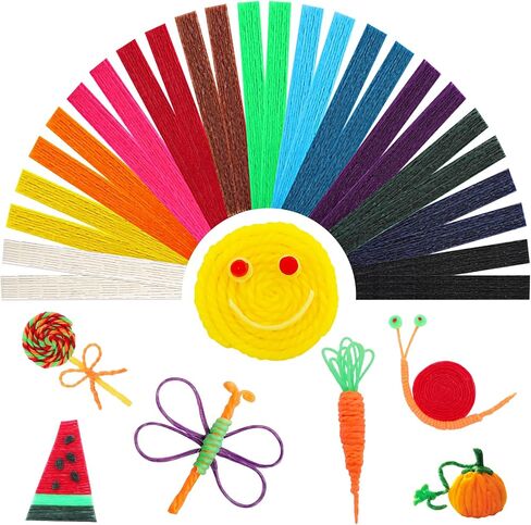 1000 pcs شمع العصي الحرفية ، عصي الغزل الشمع لزجة قابلة للانحناء ، عصي النحت القابلة لإعادة الاستخدام ، سلسلة شمع بكميات كبيرة للحرف ، اللوازم الفنية ، مشروع مدرسة DIY (13 لونًا) in Kuwait