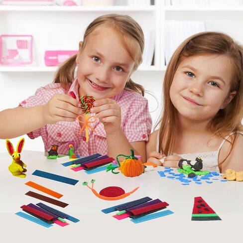 1000 pcs شمع العصي الحرفية ، عصي الغزل الشمع لزجة قابلة للانحناء ، عصي النحت القابلة لإعادة الاستخدام ، سلسلة شمع بكميات كبيرة للحرف ، اللوازم الفنية ، مشروع مدرسة DIY (13 لونًا) in Kuwait