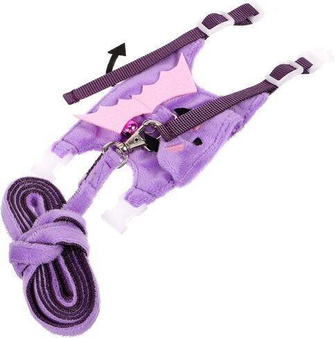 Garneck 1set Halloween Cat Leash خفيفة الوزن وسترة مريحة للحيوانات الأليفة مثل القوارض والخنازير الغينية in Saudi Arabia