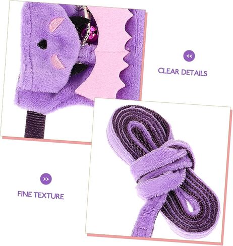 Garneck 1set Halloween Cat Leash خفيفة الوزن وسترة مريحة للحيوانات الأليفة مثل القوارض والخنازير الغينية in Saudi Arabia