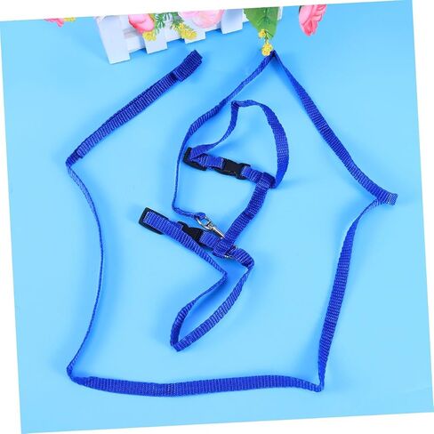 Garneck Blue Traction Rope Cat Harness Kitten Leash and Harness Lightweight Pet Supplies Nylon Collar Leash for Cats Pet Accessories in Saudi Arabia