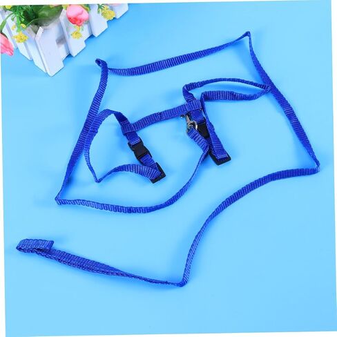 Garneck Blue Traction Rope Cat Harness Kitten Leash and Harness Lightweight Pet Supplies Nylon Collar Leash for Cats Pet Accessories in Saudi Arabia
