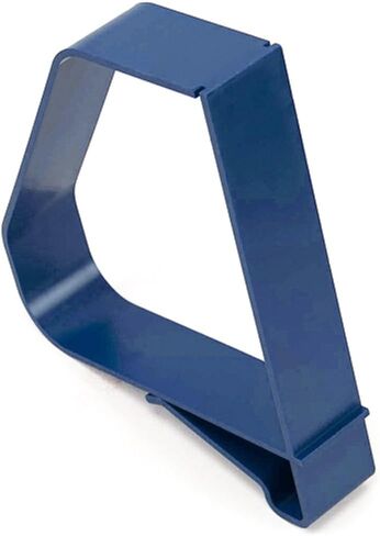 Clip-On Plastic Book Supports with Label Holders 6 1/2 inch - 5/Pk - Blue in Saudi Arabia