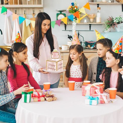 صندوق أموال عيد ميلاد للهدية النقدية ، مربع هدايا أموال مفاجأة مع بطاقة سحب وحقيبة 50pcs للآباء والأمهات والأطفال والأصدقاء ، طريقة إبداعية لإعطاء النقود كأفكار هدايا (ح) in Kuwait