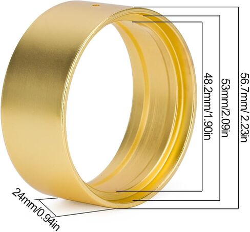 1.9 بوصة طلاء نحاس داخلي حلقة حلقة Beadlock Clamp 94g نوبات العجلة المعدنية الثقيلة نوبات 1.9 حافة العجلة ل 1/10 TRX6 محوري SCX10 I III Pro Redcat Gen7 Gen8 Crawler Car (2pcs) in Saudi Arabia