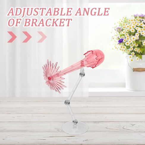 2pcs Adjustable Action Figure Stand with Effects Doll Display Holder for Dynamic Poses Construction Scratch-resistant Surface Easy Assembly for Collectibles and Models in Saudi Arabia