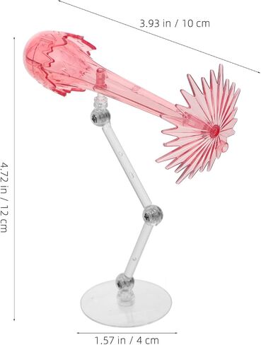 2pcs Adjustable Action Figure Stand with Effects Doll Display Holder for Dynamic Poses Construction Scratch-resistant Surface Easy Assembly for Collectibles and Models in Saudi Arabia