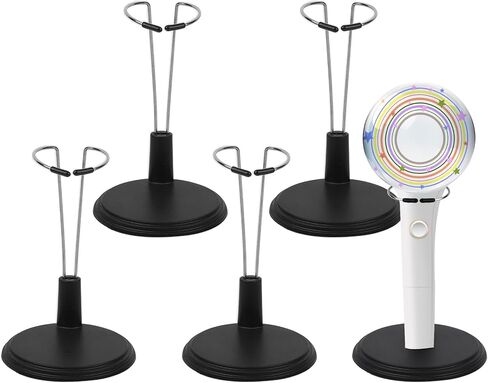 5pcs Lightstick Stand , Lightstick Support Display Rack Doll Stand Holder Compatible with Most Brand and Mini Dolls in Saudi Arabia