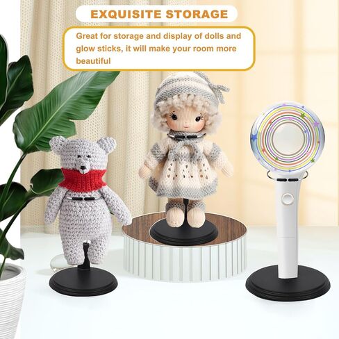 5pcs Lightstick Stand , Lightstick Support Display Rack Doll Stand Holder Compatible with Most Brand and Mini Dolls in Saudi Arabia