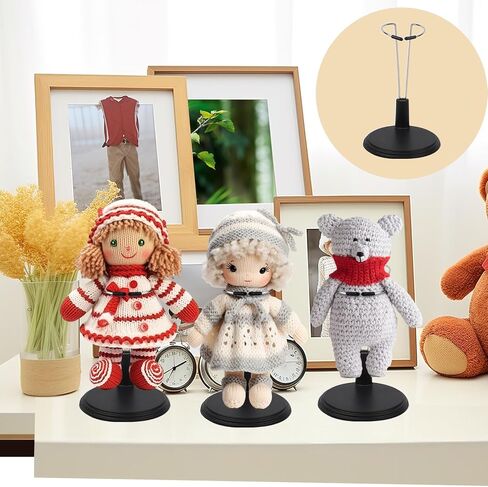 5pcs Lightstick Stand , Lightstick Support Display Rack Doll Stand Holder Compatible with Most Brand and Mini Dolls in Saudi Arabia