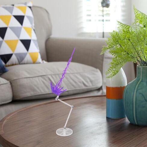 1 sett action figure stand: حامل نموذج عرض نموذج التمييز مع عرض تأثيرات الطاقة ، bule in Kuwait