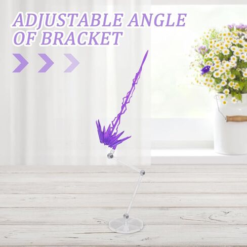 1 sett action figure stand: حامل نموذج عرض نموذج التمييز مع عرض تأثيرات الطاقة ، bule in Kuwait